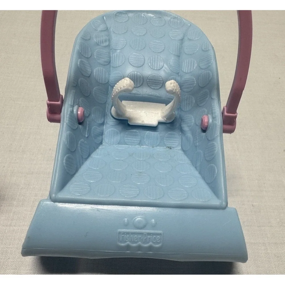 Barbie Skipper Babysitters Pink Rocking horse and Blue Bouncer Seat